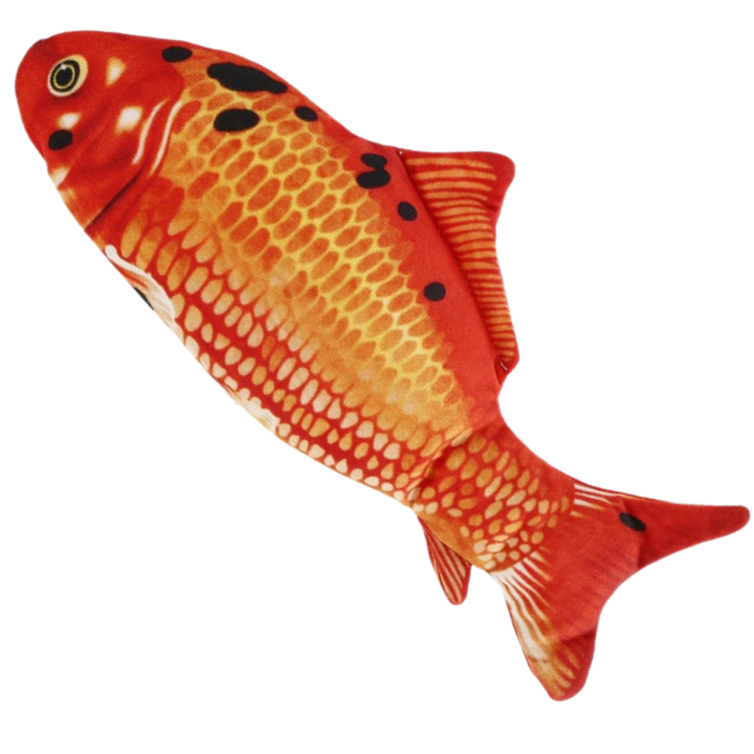 Brinquedo peixe para gatos da marca Cn, acessório divertido com 30cm para estimular o brincar dos felinos.
