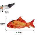 Brinquedo peixe para gatos da marca Cn, acessório divertido com formato de peixe que movimenta e atrai os felinos.
