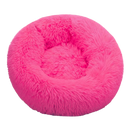 Cama para animais de estimação em formato de donut de pelúcia fofa da marca Aobuchunpin, ideal para conforto e descanso.