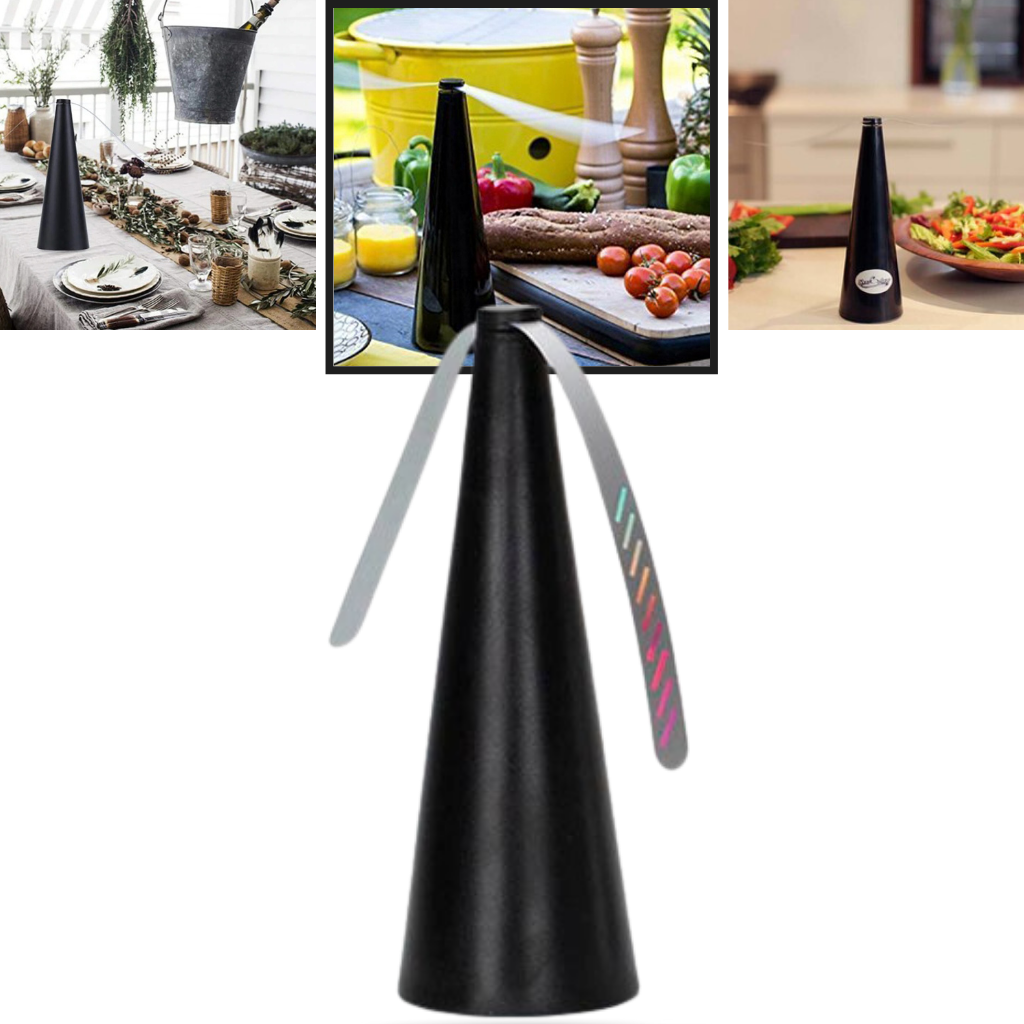 Ventilador anti-moscas Snorda para desinsetização, repelente de insetos voadores, com design compacto e eficiente.