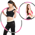 Cerceau de fitness Barka Ave rembourré et réglable pour exercícios de ginástica, com acolchoado de espuma.