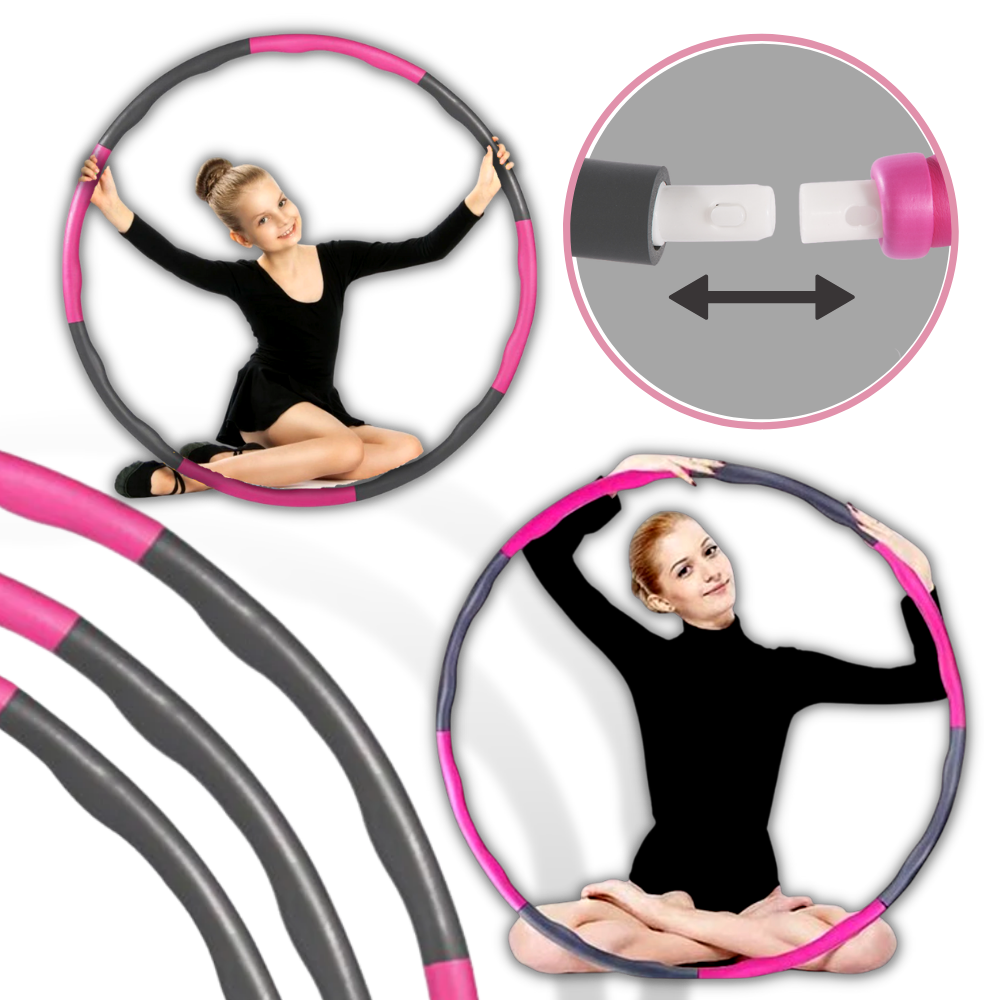 Cerceau de fitness rembourré ajustável Barka Ave, jouet de sport pour exercer la taille et l'endurance.