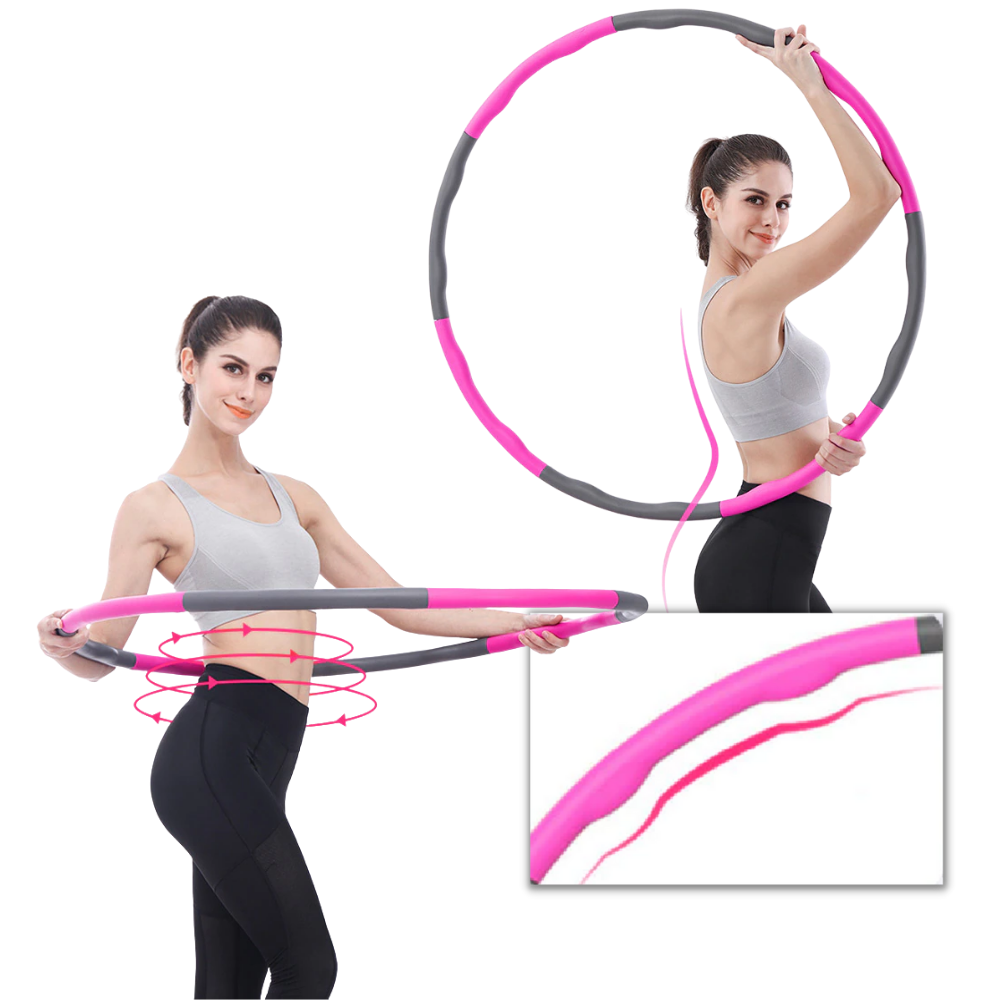 Cerceau de fitness rembourré e ajustável da Barka Ave, brinquedo de esporte com design ergonômico e acolchoado.