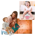 Assento de potty dobrável 3 em 1 para crianças da Baby Trend, fácil de transportar e usar, com design compacto e resistente