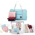 Sac de viagem polochon Dupashio, saco dobrável e leve, ideal para viagens, com alças resistentes e design compacto.