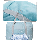 Sac de voyage polochon dobrável da Dupashio em material à prova d'água, ideal para viagens e fácil de guardar.
