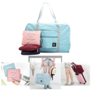 Sac de viagem polochon Dupashio, saco dobrável e leve, ideal para viagens, com alças resistentes e design compacto.