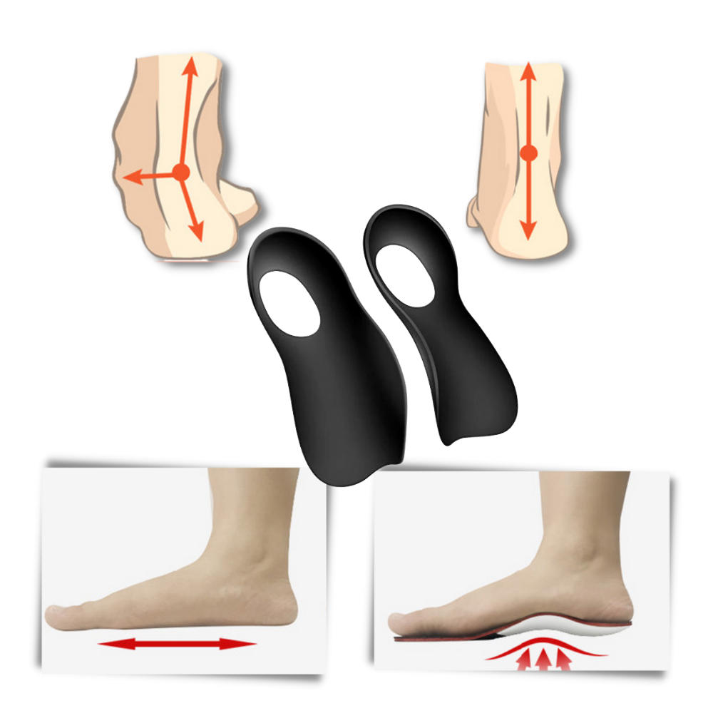 Palminhas ortopédicas Btguy para pés chatos, suportes para arco do pé, cuidado com os pés, produto de saúde podal.