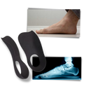 Palmilhas ortopédicas Btguy para pés planos, suporte para o arco e conforto para o cuidado dos pés.
