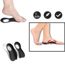 Solas ortopédicas Btguy para pés chatos, suporte para o arco do pé, em material confortável e ajustável para cuidado dos pés.