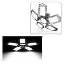 Luminária de garagem Jocestyle com 5 painéis dobráveis, iluminação intensa para ambientes de garagem bem iluminados