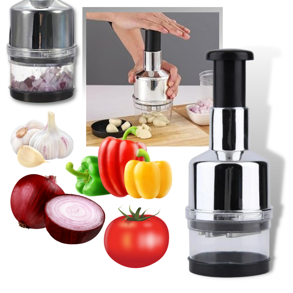 Triturador de alho em aço inoxidável da Lvoertuig, utensílio de cozinha para picar alho de forma prática e eficiente.