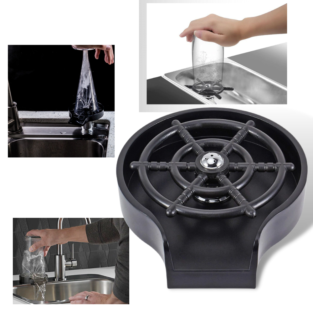 Aparelho automático de lavagem e enxágue de copos da Tongina, com componentes compactos para pequenos eletrodomésticos.