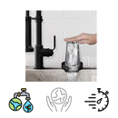 Aparelho de laveuse e rinceuse automática de copos Tongina, dispositivo compacto para limpeza eficiente de taças e copos.