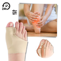 Corrector de joanetes de gel Yosoo para cuidado dos pés, alinha e alivia desconforto na região dos dedos dos pés.