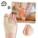 Corrector de joanetes de gel Yosoo para cuidado dos pés, alinha e alivia desconforto na região dos dedos dos pés.