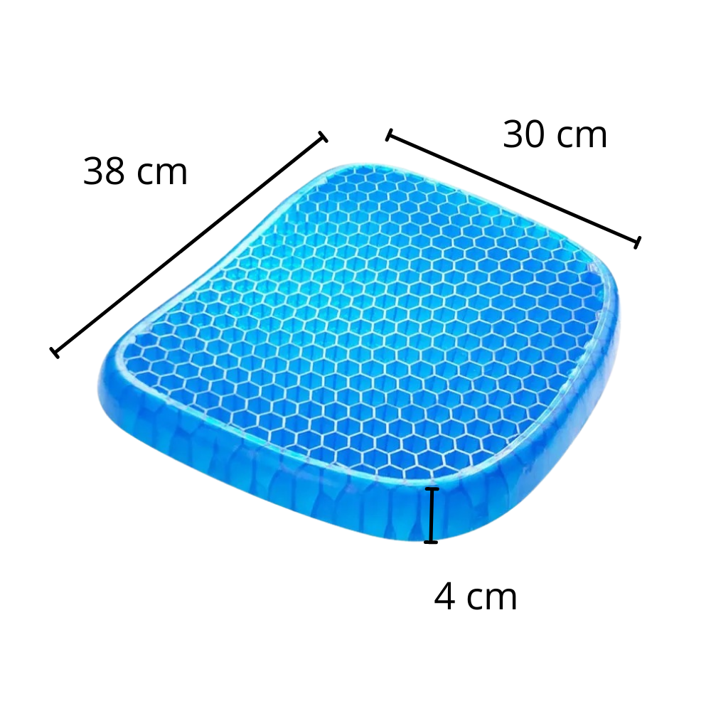 Coussin de siège en gel pour fauteuils e canapés, allevia a pressão e oferece conforto, marca Boulevard F Inc.