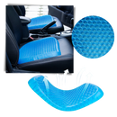 Almofada de assento em gel Boulevard F Inc para aliviar pressão, ideal para cadeiras e sofás, com acabamento espesso.