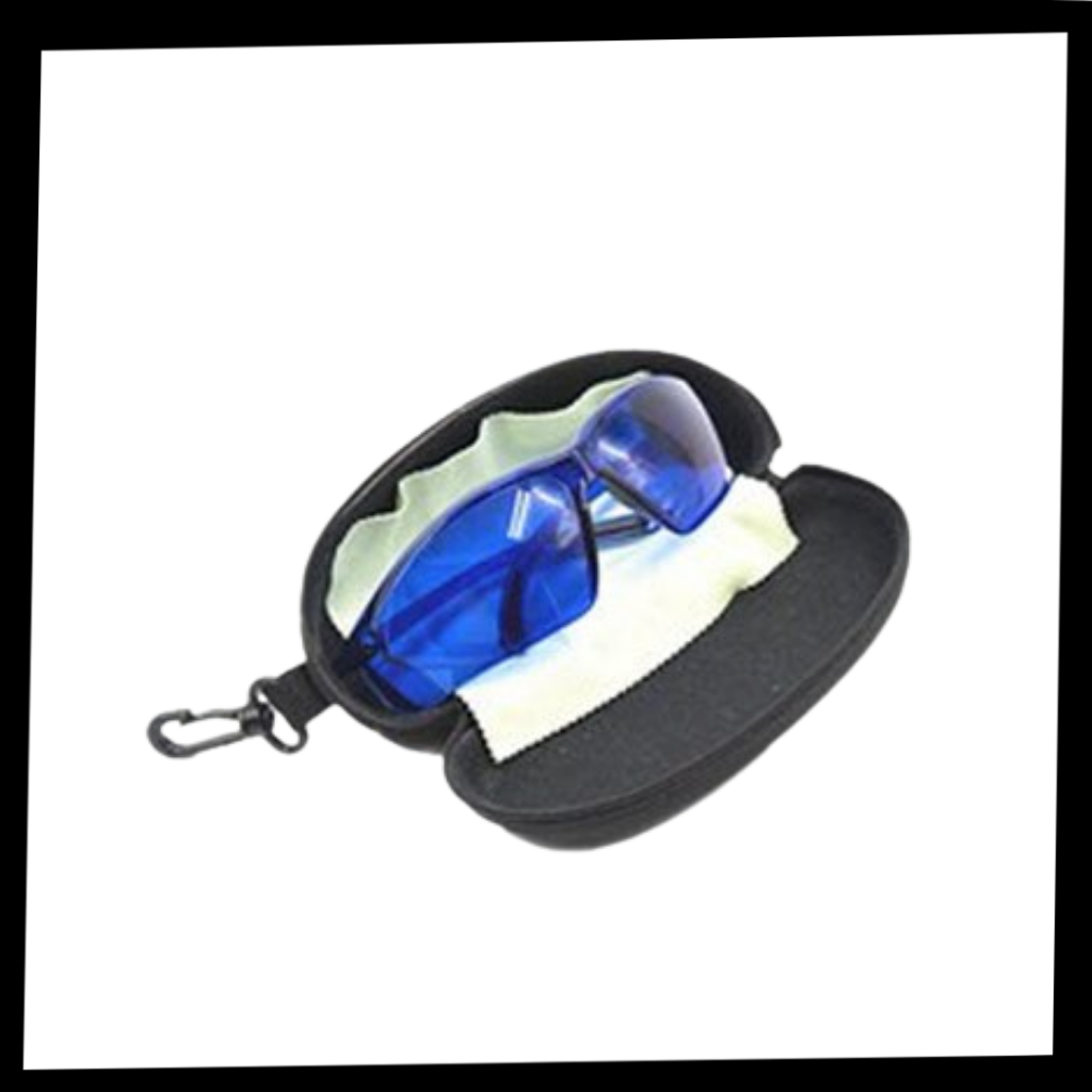 Óculos de busca de bolas de golfe Sharper Image, lentes especiais para localizar bolas de golfe em campo.