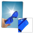 Óculos de busca de bolas de golfe Sharper Image com proteção UV e lentes de alta definição para localizar bolas facilmente.