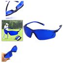 Óculos de busca de bolas de golfe Sharper Image, lentes especiais para localizar bolas de golfe em campo.