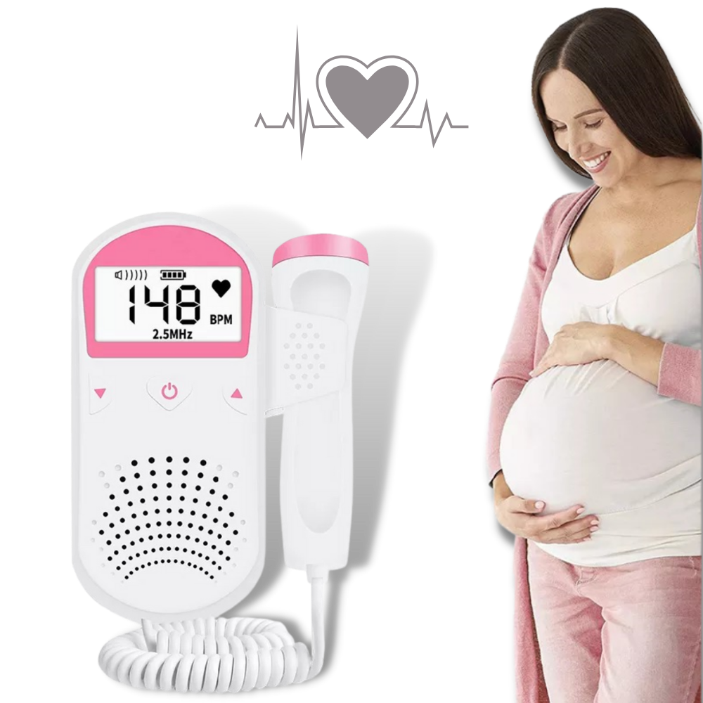 Monitor de ritmo cardíaco para bebês Eranpo, dispositivo de escuta para acompanhar batimentos cardíacos infantis.