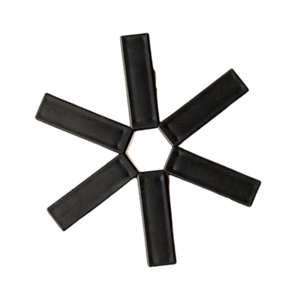 Suporte de recipientes plegável e hexagonal Huitaisann para cozinha e pâtisserie, com acabamento em silicone resistente.
