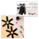 Suporte de recipientes hexagonal e dobrável Huitaisann, material para culinária e pâtisserie, com design resistente e prático.