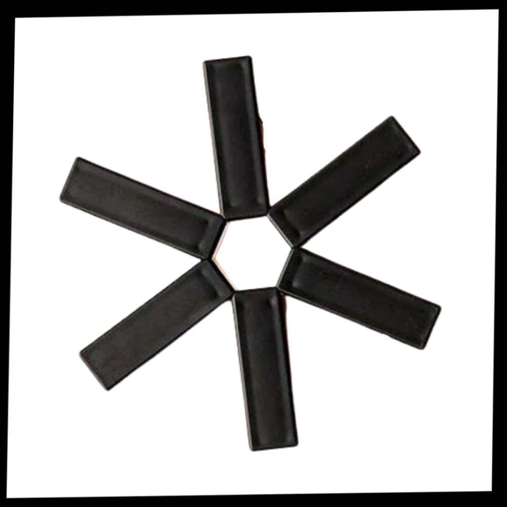 Suporte de recipientes dobrável e hexagonal da Huitaisann para cozinha e pâtisserie, com almofada térmica inclusa
