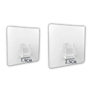 Conjunto de ganchos adesivos para parede da Kexpery, ideal para organização e armazenamento doméstico.
