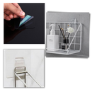 Conjunto de ganchos adesivos de parede para organização, marca Kexpery, fixados na parede para pendurar objetos variados.