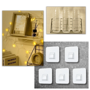 Conjunto de ganchos adesivos para parede da Kexpery, ideal para organização doméstica, com ganchos versáteis e resistentes.