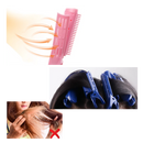 Conjunto de 4 grampos de volumização instantânea para cabelo da Xinhuaya, acessórios para cabelo em tom vermelho.