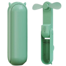 Ventilador portátil dobrável da Jisulife, com bateria recarregável, ideal para resfriar e aquecer em clima de mão.