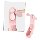 Ventilador portátil Jisulife com bateria recarregável, compacto, dobrável e ideal para uso pessoal e aquecimento ou resfriamento