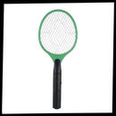 Raquete anti-mosquitos elétrica portátil da Rikastua, desinsetizadora com bateria recarregável para eliminar mosquitos.
