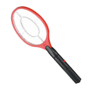 Raquete anti-mosquito elétrica portátil da Rikastua, vermelha, para desinsetização eficaz contra mosquitos.