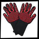 Luvas de forno resistentes ao calor Peantoia, par de acessórios para churrasco, usados para manusear alimentos quentes com segurança.