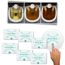 Banho de pés detox ionico Yescom com seis luzes indicadoras, terapia de cuidado para relaxamento e desintoxicação dos pés.
