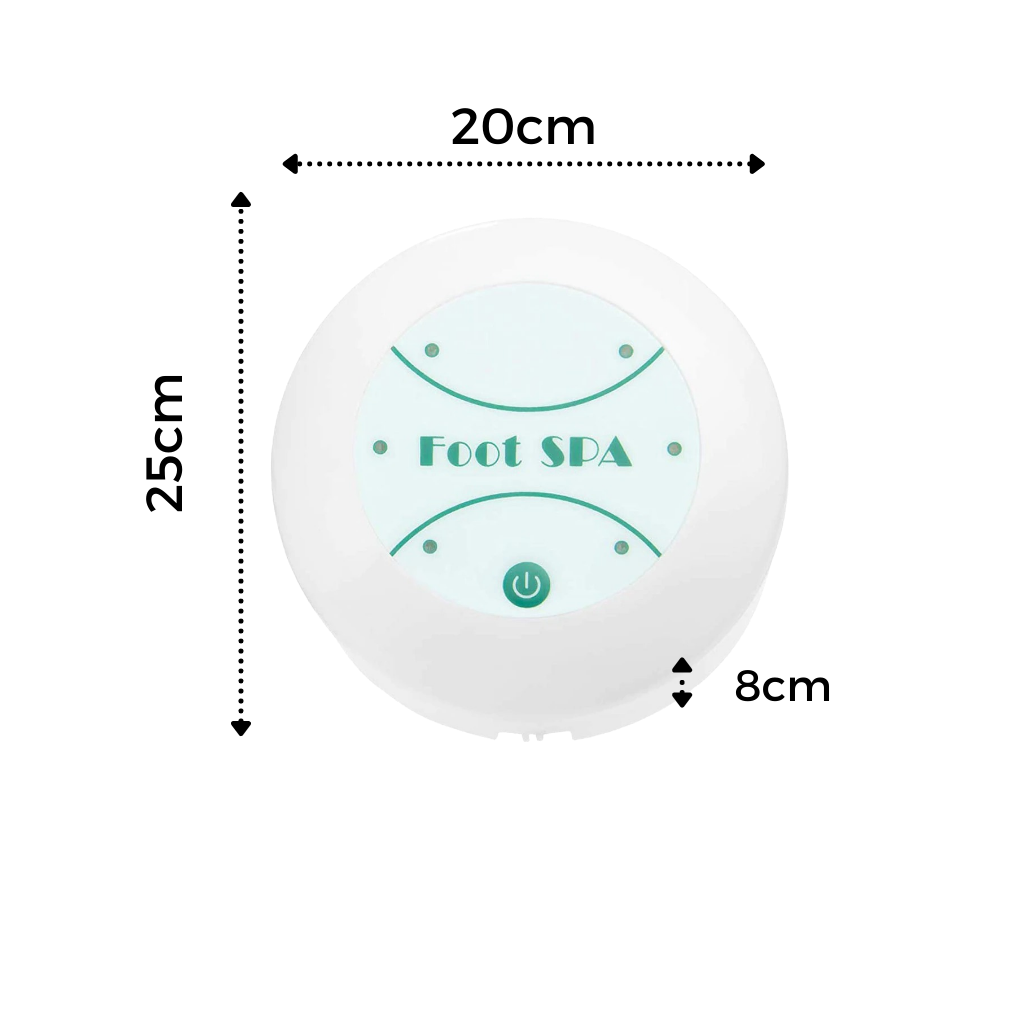 Banho de pés detox iônico Yescom, aparelho de cuidado dos pés com tecnologia de detox para relaxar e desintoxicar os pés.