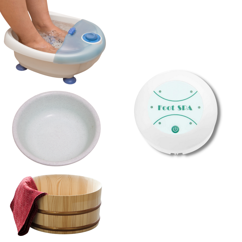 Banho de pés detox iônico Yescom, dispositivo de cuidado para relaxamento e desintoxicação dos pés.