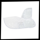 Casaco impermeável com capuz para cães da marca Genwiss, feito de tecido resistente à água, ideal para passeios chuvosos.