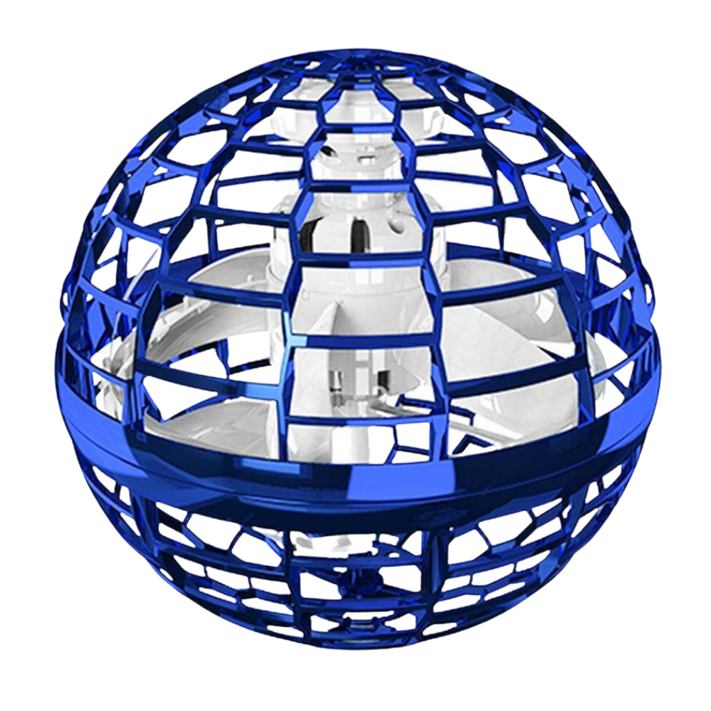 Bola voadora azul da marca Xinhuaya, brinquedo de brinquedos voadores que flutua no ar com facilidade.