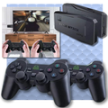 Console de jogos retro Akloker com controle clássico, tela colorida e design compacto para diversão nostálgica.