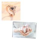 Anel Belle Bague "Je t'aime" em 100 línguas da marca Relanfenk, com detalhes delicados e acabamento elegante.