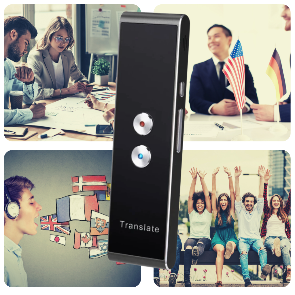 Tradutor vocal instantâneo Sxjdwz para negócios, dispositivo eletrônico de dicionários e tradutores multilíngues.