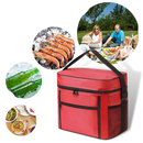 Bolsa térmica Laidan para refeições e bebidas, com capacidade de 10 litros, ideal para manter alimentos e bebidas frescos.