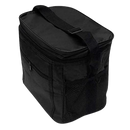 Bolsa térmica Laidan para refeições e bebidas, suporte isolante preta para alimentos e bebidas, ideal para transporte de refeições.
