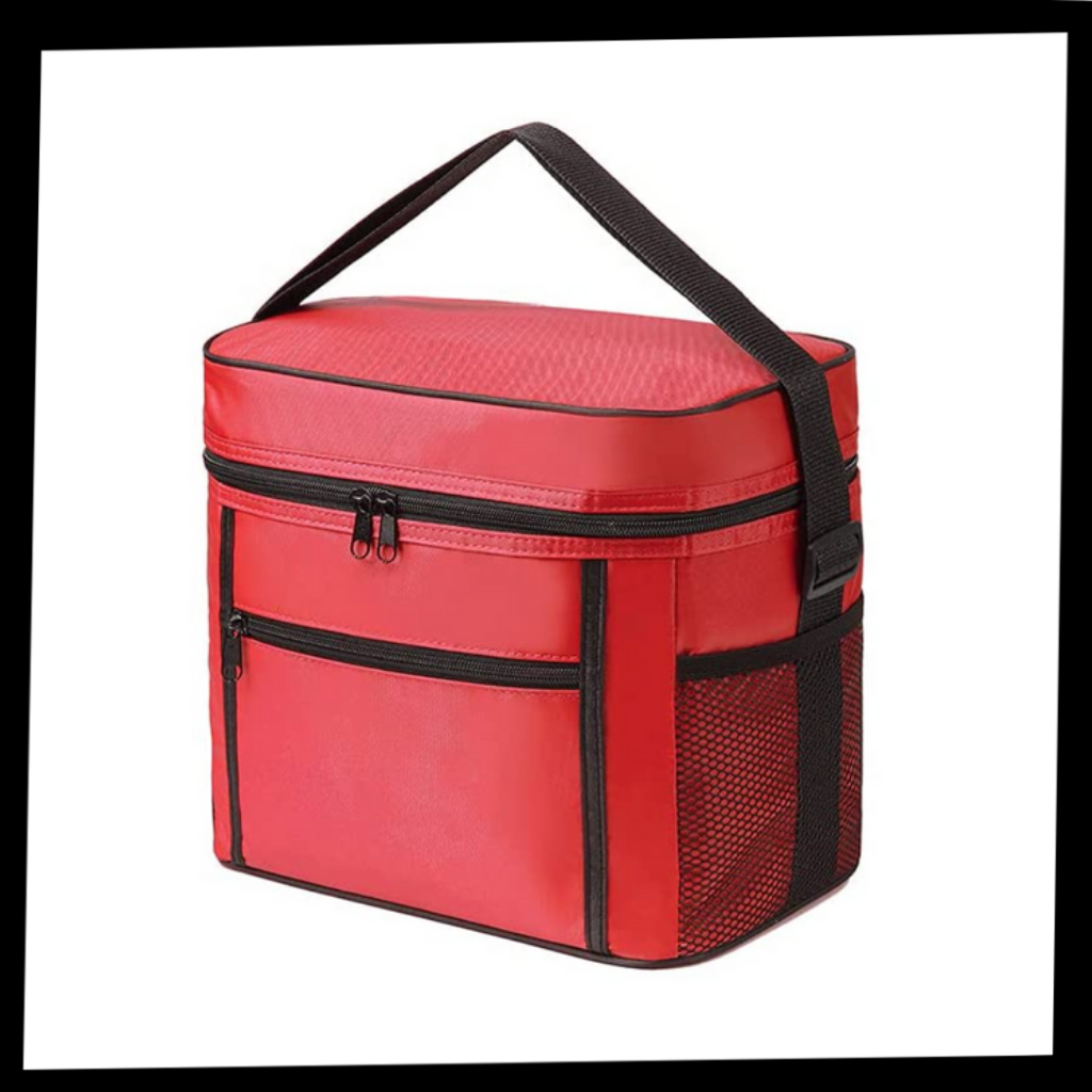 Bolsa térmica Laidan para refeições e bebidas, suportes isolantes para manter alimentos e bebidas na temperatura ideal.