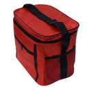 Bolsa térmica Laidan para refeições e bebidas, com isolamento vermelho, ideal para manter alimentos e bebidas frescos.